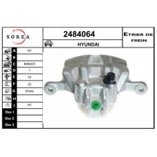 2484064 EAI Тормозной суппорт