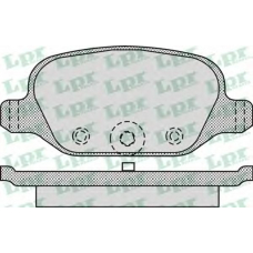 05P872 LPR Комплект тормозных колодок, дисковый тормоз