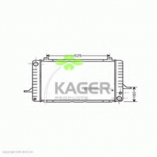 31-3181 KAGER Радиатор, охлаждение двигателя
