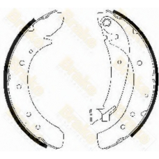 SH2469 BRAKE ENGINEERING Комплект тормозных колодок