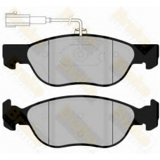 PA1156 BRAKE ENGINEERING Комплект тормозных колодок, дисковый тормоз