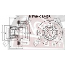 MTWH-CSA43R ASVA Ступица колеса