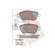 RB1444-701 R BRAKE Комплект тормозных колодок, дисковый тормоз