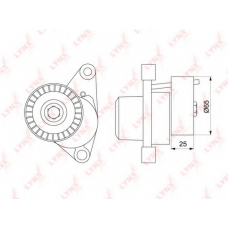 PT3178 LYNX Натяжитель ремня