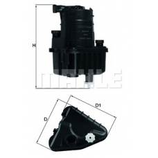 KL 832D MAHLE Топливный фильтр