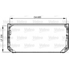 814248 VALEO Конденсатор, кондиционер