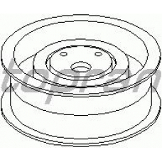 100 973 TOPRAN Натяжной ролик, ремень грм