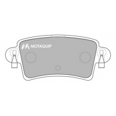 LVXL1121 MOTAQUIP Комплект тормозных колодок, дисковый тормоз