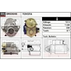 DRS3646 DELCO REMY Стартер