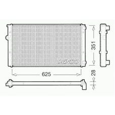 DRM32009 DENSO Радиатор, охлаждение двигателя