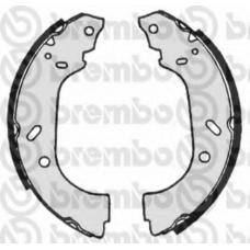 S 23 517 BREMBO Комплект тормозных колодок