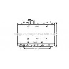 SZA2085 AVA Радиатор, охлаждение двигателя