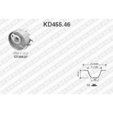 KD455.46 SNR Комплект ремня грм