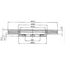 BDC3719 QUINTON HAZELL Тормозной диск