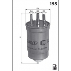G75 MECAFILTER Топливный фильтр