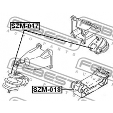 SZM-018 FEBEST Подвеска, двигатель