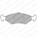 LP204 DELPHI Комплект тормозных колодок, дисковый тормоз