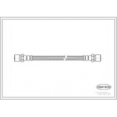 19018701 CORTECO Тормозной шланг