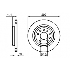 0 986 479 142 BOSCH Тормозной диск