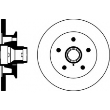 8DD 355 101-331 HELLA Тормозной диск