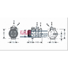 8407702 KUHLER SCHNEIDER Компрессор, кондиционер