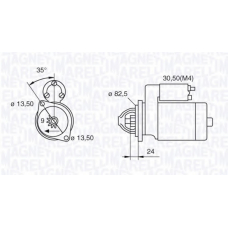 063523620760 MAGNETI MARELLI Стартер
