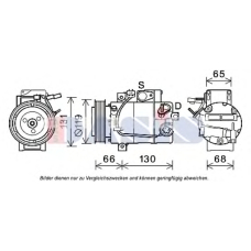 852734N AKS DASIS Компрессор, кондиционер