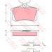 GDB1458 TRW Комплект тормозных колодок, дисковый тормоз