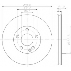 92257003 TEXTAR Тормозной диск