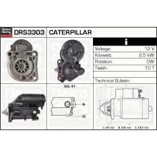 DRS3303 DELCO REMY Стартер