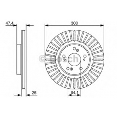 0 986 479 534 BOSCH Тормозной диск