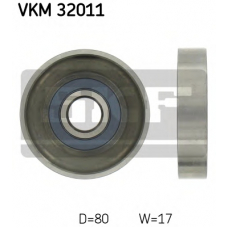 VKM 32011 SKF Паразитный / ведущий ролик, поликлиновой ремень