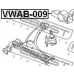 VWAB-009 FEBEST Подвеска, рычаг независимой подвески колеса