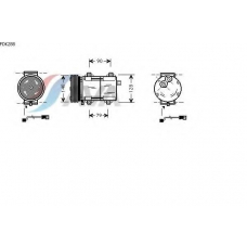 FDK288 AVA Компрессор, кондиционер