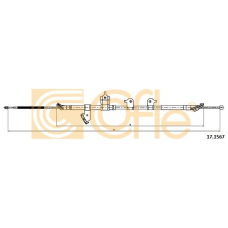 17.1567 COFLE Трос, стояночная тормозная система