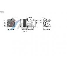 VLK026 AVA Компрессор, кондиционер
