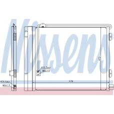940179 NISSENS Конденсатор, кондиционер