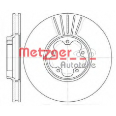 6609.10 METZGER Тормозной диск