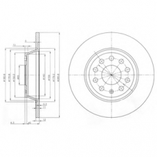 BG3954C DELPHI Тормозной диск