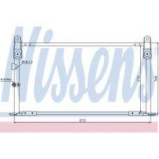 940018 NISSENS Конденсатор, кондиционер