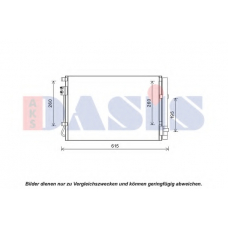 512084N AKS DASIS Конденсатор, кондиционер