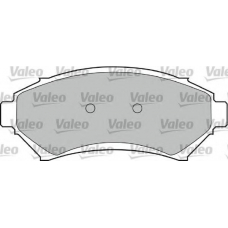 598458 VALEO Комплект тормозных колодок, дисковый тормоз