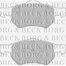 BBP1902 BORG & BECK Комплект тормозных колодок, дисковый тормоз