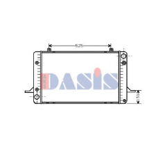 090045N AKS DASIS Радиатор, охлаждение двигателя