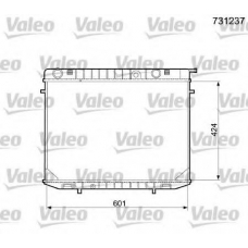 731237 VALEO Радиатор, охлаждение двигателя