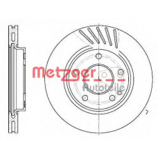 6527.10 METZGER Тормозной диск