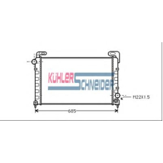 0911101 KUHLER SCHNEIDER Радиатор, охлаждение двигател