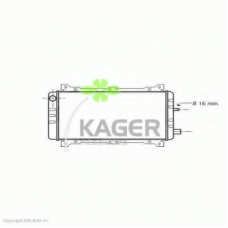 31-2219 KAGER Радиатор, охлаждение двигателя