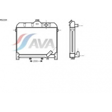 MS2204 AVA Радиатор, охлаждение двигателя