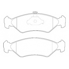 WBP23101A WAGNER LOCKHEED Комплект тормозных колодок, дисковый тормоз